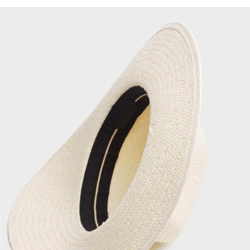 RAG & BONE NWOT LEXIE PACKABLE WIDE BRIM FEDORA IN IVORY - Picture 2 of 9